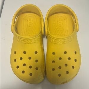 CROCS Kids Bright Yellow Sandals